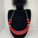 BOLD RED NECKLACE