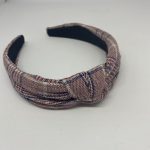 PINK CHECK HEADBAND
