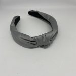 GREY SATIN EFFECT STATEMENT HEADBAND