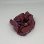 WINE SATIN SHEEN SCRUNCHIE