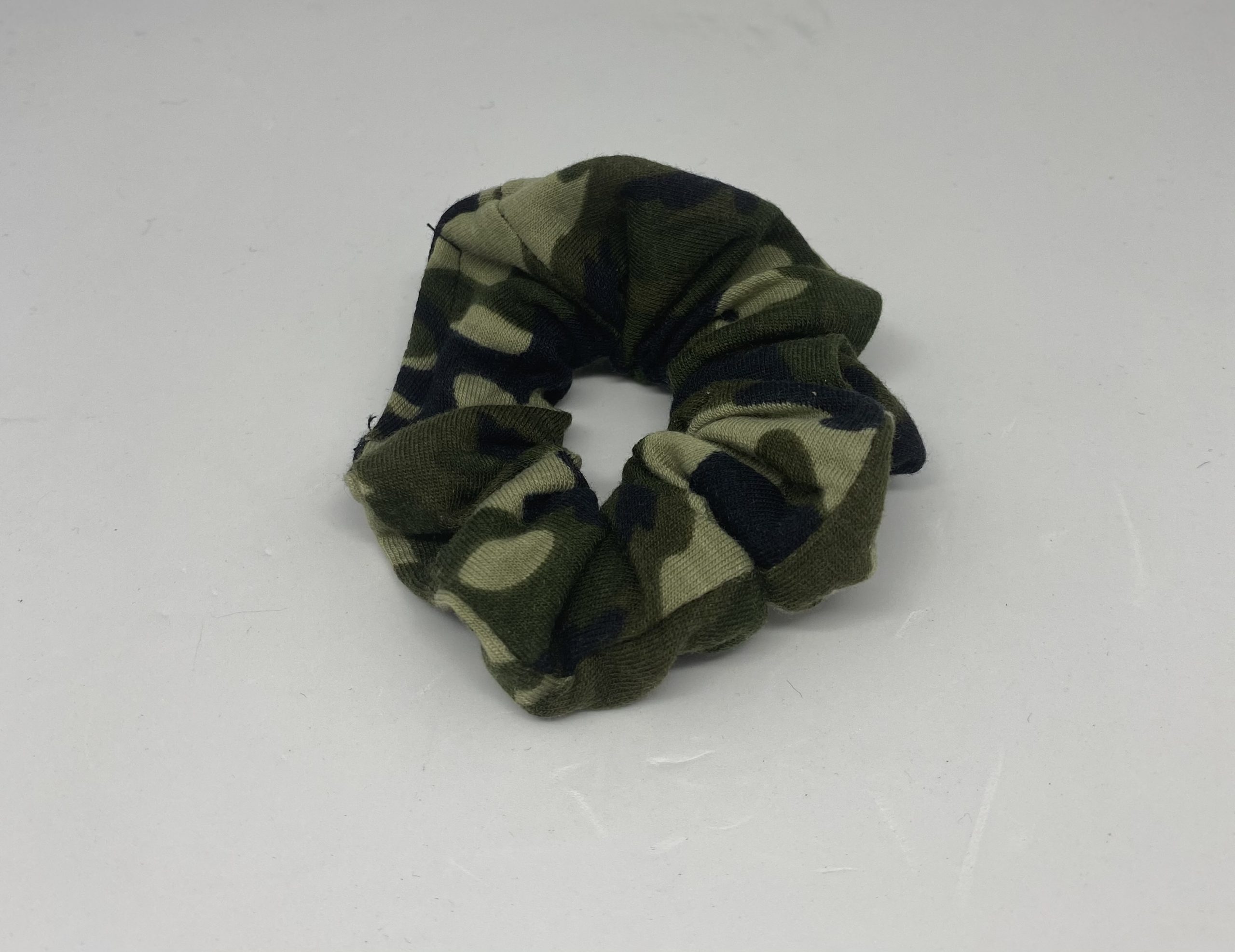 CAMOUFLAGE PRINT SCRUNCHIE