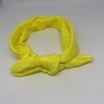 BRIGHT YELLOW ELASTIC HEADBAND